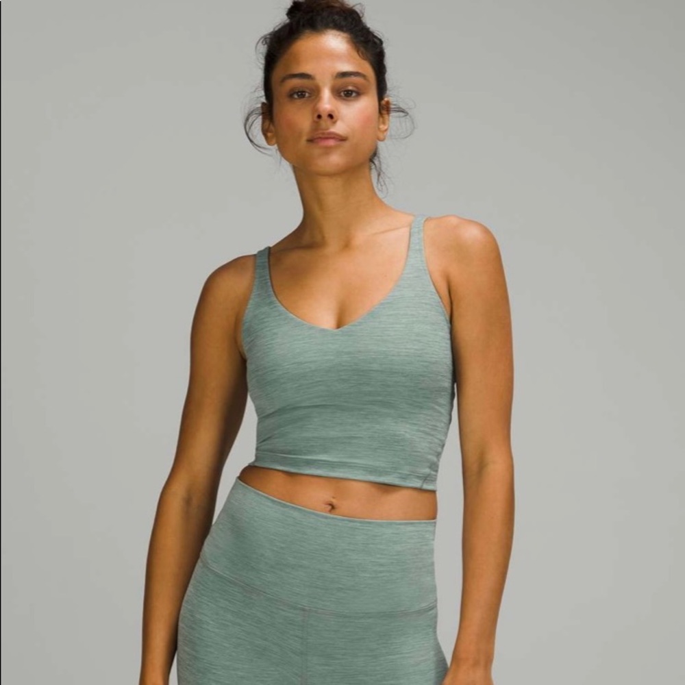Lulu Align Tank Tidewater Teal (Heathered)